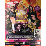 Kip Winger Rick Nielsen Rikki Rocket Buck Dharma Lizzy Borden + 6 80s Rock Icons Signed Poster - Guitar