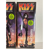 KISS Destroyer Model Kit Figures 1998 Ed. -All 4 NEW IN BOX - Music Memorabilia