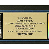 Kix Blow My Fuse RIAA Gold Album Award - Record Award