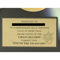 KT Tunstall Eye To The Telescope RIAA Gold Album Award - Record Award