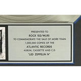 Led Zeppelin IV RIAA Platinum Album Award - Record Award