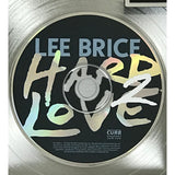 Lee Brice ’Hard To Love’ RIAA Platinum Single Award - Record Award