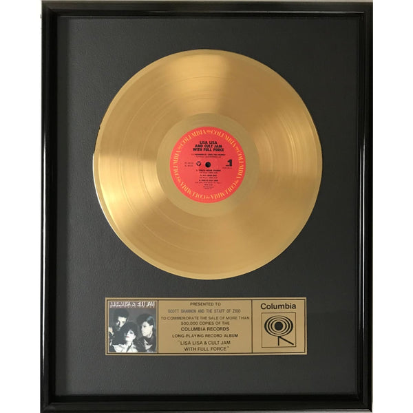 Lisa Lisa & Cult Jam With Full Force Columbia Records award - Record Award