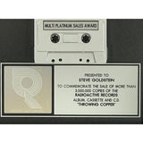 Live Throwing Copper RIAA 3x Multi-Platinum Award - Record Award