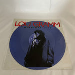 Lou Gramm ’Midnight Blue’ Blue Vinyl 1987 UK Import 12’’-45 RPM A 9304 TX - Media