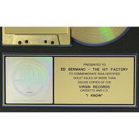 Luther Vandross I Know RIAA Gold Album Award - Record Award