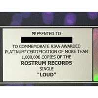 Mac Miller ’Loud’ RIAA Platinum Single Award - Record Award