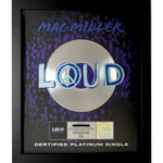 Mac Miller ’Loud’ RIAA Platinum Single Award - Record Award