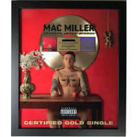 Mac Miller ’Objects In The Mirror’ RIAA Gold Single Award - Record Award