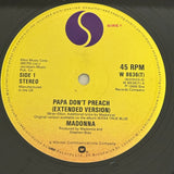 Madonna ’Papa Don’t Preach’ (Extended Version) 1986 UK Import 12’’ Single Record W8636(T) - Media