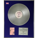 Manic Street Preachers Generation Terrorists Columbia Records 1992 UK Silver Award - Record Award