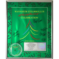 Mannheim Steamroller Christmas Celebration RIAA Platinum Album Award signed by group - Record Award