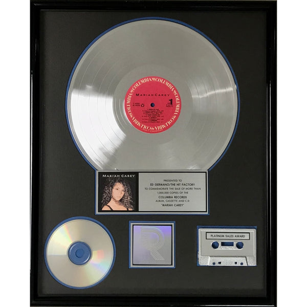 Mariah Carey debut RIAA Platinum Album Award - Record Award