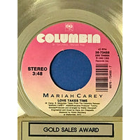 Mariah Carey ’Love Takes Time’ RIAA Gold Single Award - Record Award