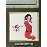 Mariah Carey Merry Christmas RIAA 3x Multi-Platinum Album Award - Record Award