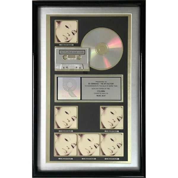 Mariah Carey Music Box RIAA 6x Multi-Platinum Album Award - Record Award