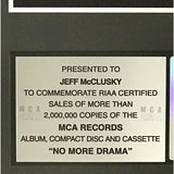 Mary J Blige No More Drama RIAA 2x Multi - Platinum Award - Record