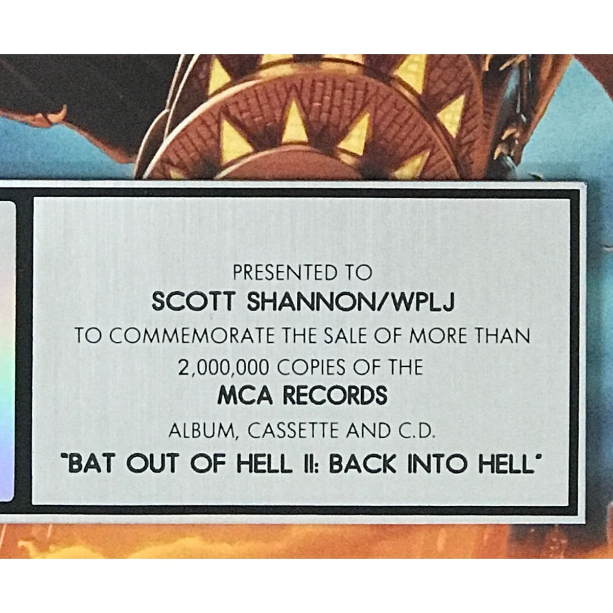musicgoldmine.com - Meat Loaf Bat Out Of Hell II RIAA 2x Multi