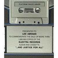 Metallica...And Justice For All RIAA Platinum Album Award - Record Award