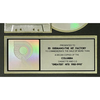 Michael Bolton Greatest Hits 1985-1995 RIAA 2x Multi-Platinum Album Award - Record Award