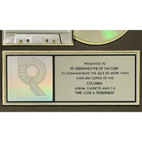 Michael Bolton Time Love & Tenderness RIAA 4x Multi-Platinum Album Award