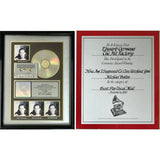 Michael Bolton Time Love & Tenderness RIAA 4x Multi-Platinum Album Award - Record Award