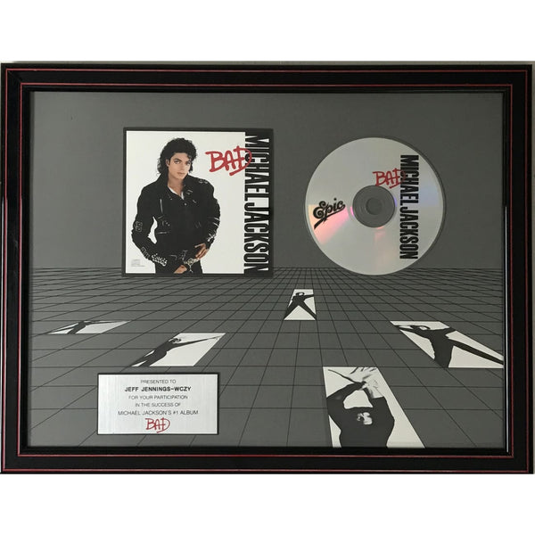 Bad Epic Notes musicgoldmine.com - Michael Jackson Bad Epic Records Label Award ...