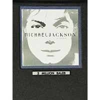 Michael Jackson Invincible RIAA 2x Multi-Platinum Album Award - Record Award