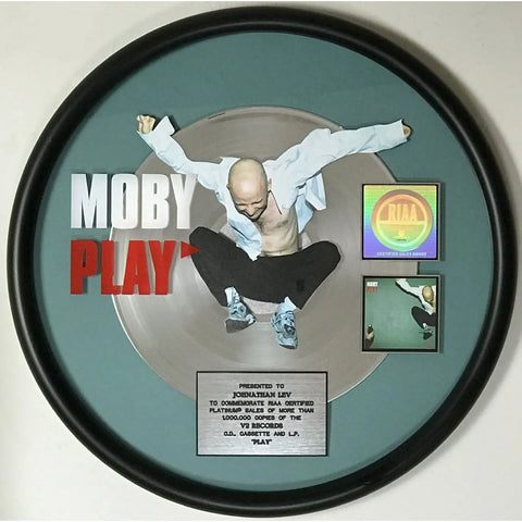 Moby Play RIAA award