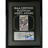 Mötley Crüe Decade Of Decadence ’81-’91 RIAA Platinum Video Award presented to & signed by Tommy Lee - RARE - Record Award