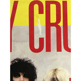 Mötley Crüe Original 1985 Japan Tour Poster - Music Memorabilia