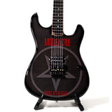 Mötley Crüe Shout At The Devil Mini Guitar - Miniatures