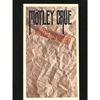 Mötley Crüe Uncensored 1987 RIAA Platinum Video Award - Record Award