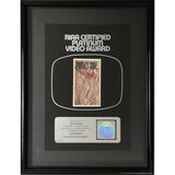 Mötley Crüe Uncensored 1987 RIAA Platinum Video Award - Record Award