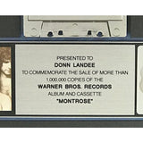 Montrose debut RIAA Platinum Album Award - Record Award