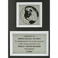 Nelly Furtado Loose Mosley/Geffen Records 7M Sold Award - Record Award
