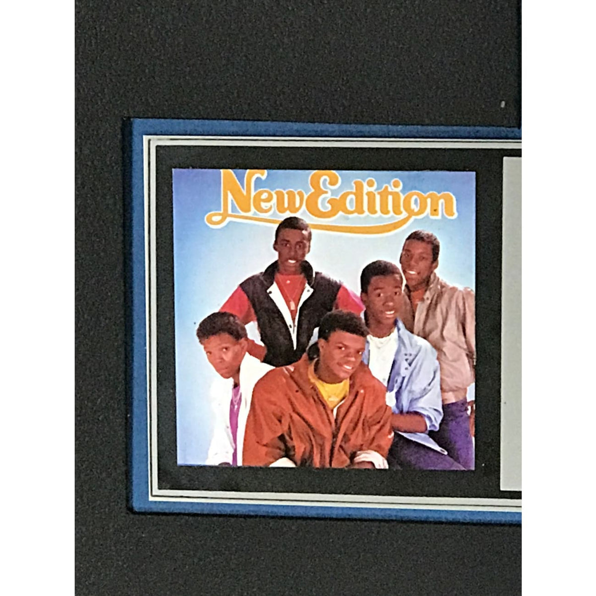musicgoldmine.com - New Edition self-titled RIAA Platinum Album Award ...