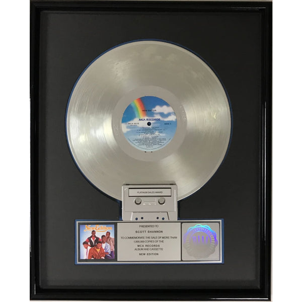 New Edition self-titled RIAA Platinum Album Award - Record Award