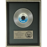 Nick Gilder ’Hot Child In The City’ RIAA Platinum Single Award - Record Award