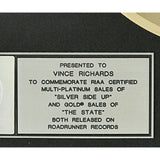 Nickelback Silver Side Up /The State RIAA Combo Album Award - Record Award