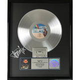 Night Ranger 7 Wishes RIAA Platinum LP Award presented to/signed by Tommy Lee - Record Award