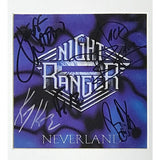 Night Ranger CD Booklet Signed By Original Group w/BAS LOA - Music Memorabilia