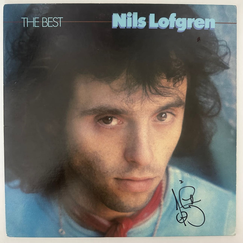 musicgoldmine.com - Nils Lofgren Best Of Album signed by Lofgren w