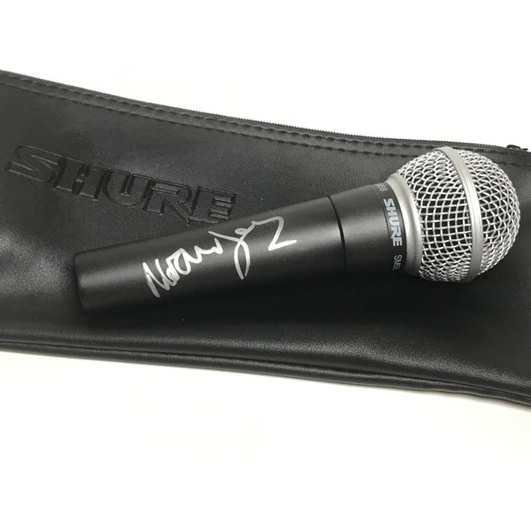 Norah Jones Signed Microphone w/BAS COA - Signed Instrument