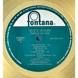 Oleta Adams Circle Of One RIAA Gold Album Award - Record Award