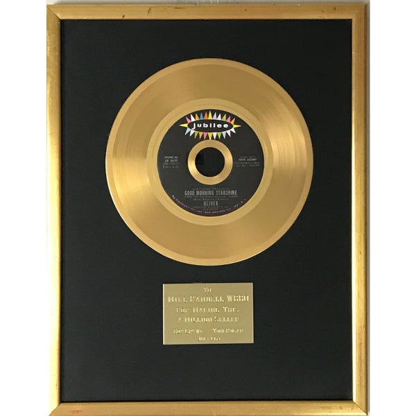 Oliver ’Good Morning Starshine’ (from Hair) 1969 label award - Record Award