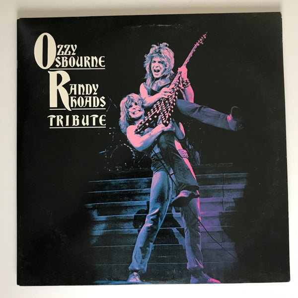 Ozzy Osbourne Randy Rhoads Tribute 2-LP 1987 Gatefold Promo ZX2 40714 - Media