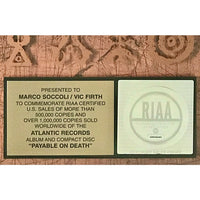 P.O.D. Payable On Death RIAA Gold Album Award - Record Award