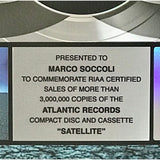 P.O.D. Satellite RIAA 3x Multi-Platinum Album Award - Record Award