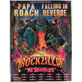 Papa Roach & Falling In Reverse Signed 2023 Tour Poster - Music Memorabilia